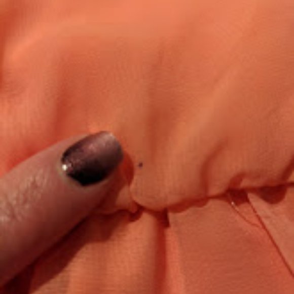 Orange/White Ombre Maxi Dress - Picture 7 of 8